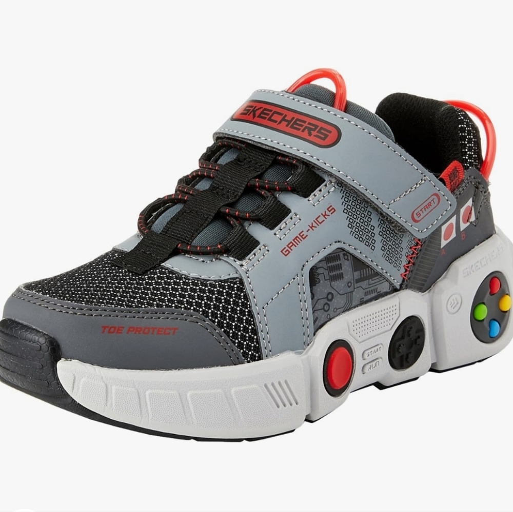 Skechers Gametronix Kids Sneakers New 11.5